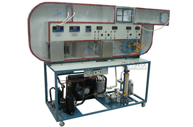 循環(huán)式空調過程實驗臺,空調運行過程實訓裝置