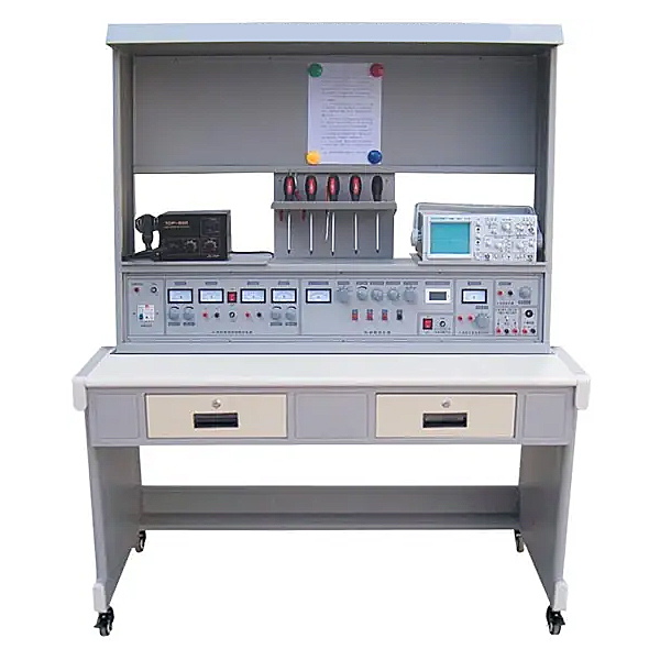 電子技能與生產(chǎn)工藝流水新實訓臺(圖1) 電子技能與生產(chǎn)工序技藝流水新實驗臺,程控交換綜合實驗箱