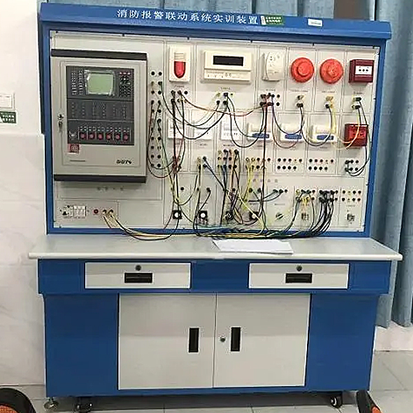 自動消防報警聯動系統實訓臺(圖1) 自動消防報警聯動系統實驗臺,機械速度波動實驗裝置
