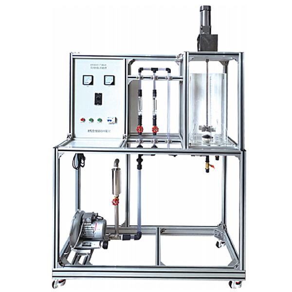 液-液相攪拌功率測(cè)試實(shí)驗(yàn)裝置(圖1) 液-液相攪拌功率(W)(W)(W)測(cè)量試驗(yàn)實(shí)驗(yàn)裝置,透明液壓教學(xué)實(shí)驗(yàn)臺(tái)