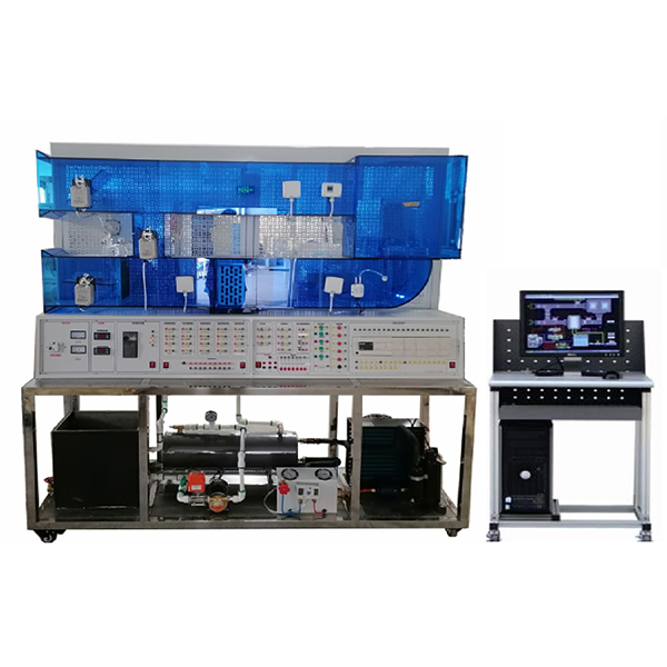 制冷系統(tǒng)自控系統(tǒng)綜合實驗裝置(DDC總線),中央空調(diào)自控制冷系統(tǒng)實訓裝置